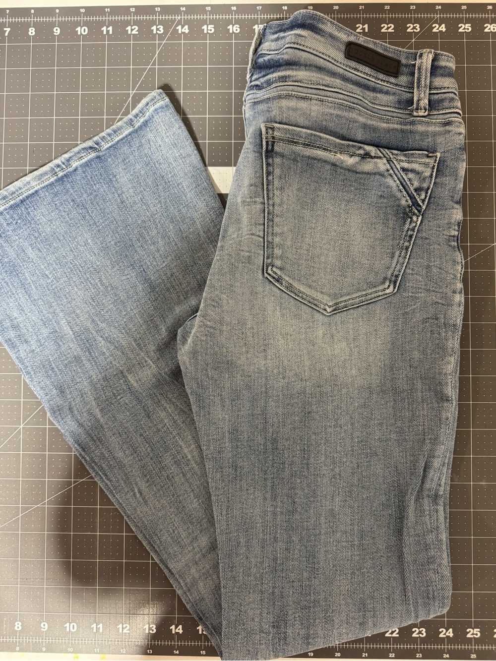 Buckle Black Flare Jeans